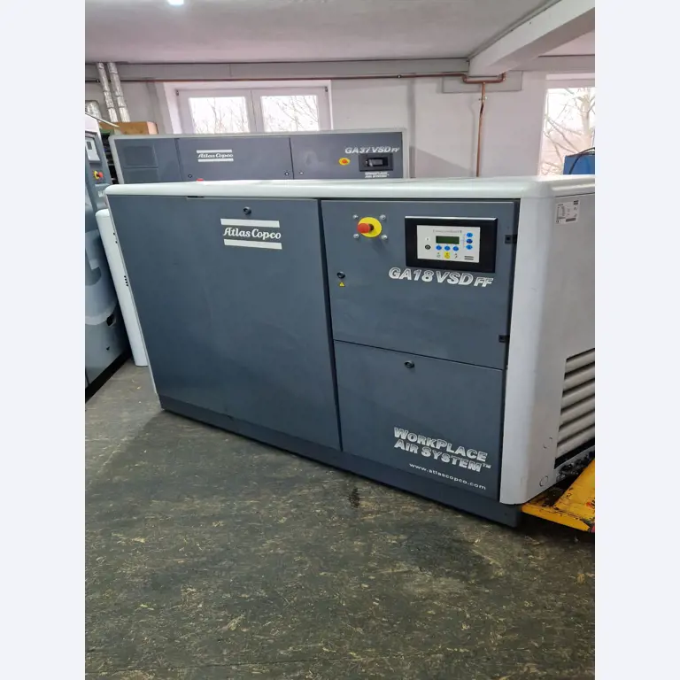 Dobrze utrzymane sprężarki, osuszacze chłodnicze i akcesoria z magazynu-1