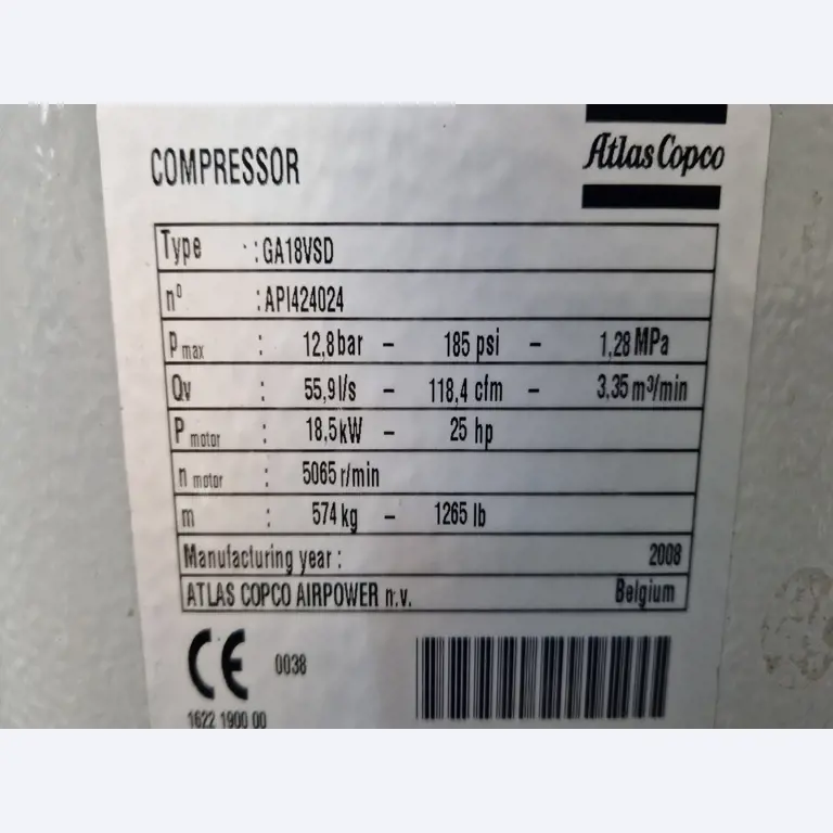 Dobrze utrzymane sprężarki, osuszacze chłodnicze i akcesoria z magazynu-2