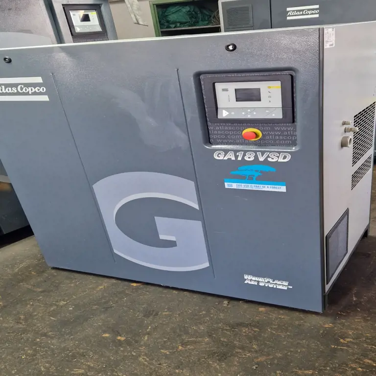 A-K7 Schraubenkompressor mit Wärmerückgewinnung Atlas Copco GA 18 VSD FF