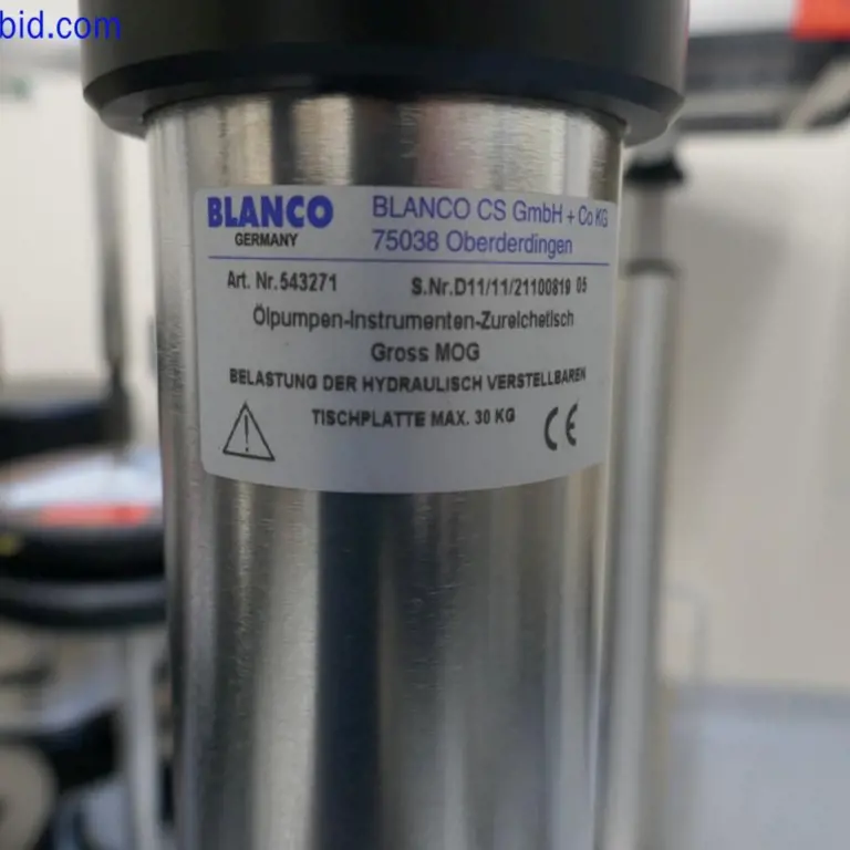 Mobilna toaletka na instrumenty (siostra wyciszająca) Blanco