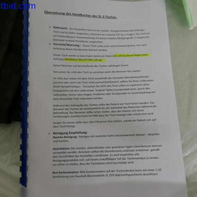 Mesa radiológica móvil NeuroTherm Streamline NT3