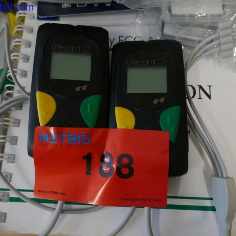 2 Długoterminowe urządzenia EKG LED Mar Reinolds Medical Lifecard CF