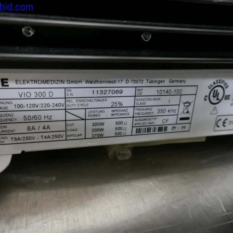 Jednostka elektrochirurgiczna Erbe Vio 300D