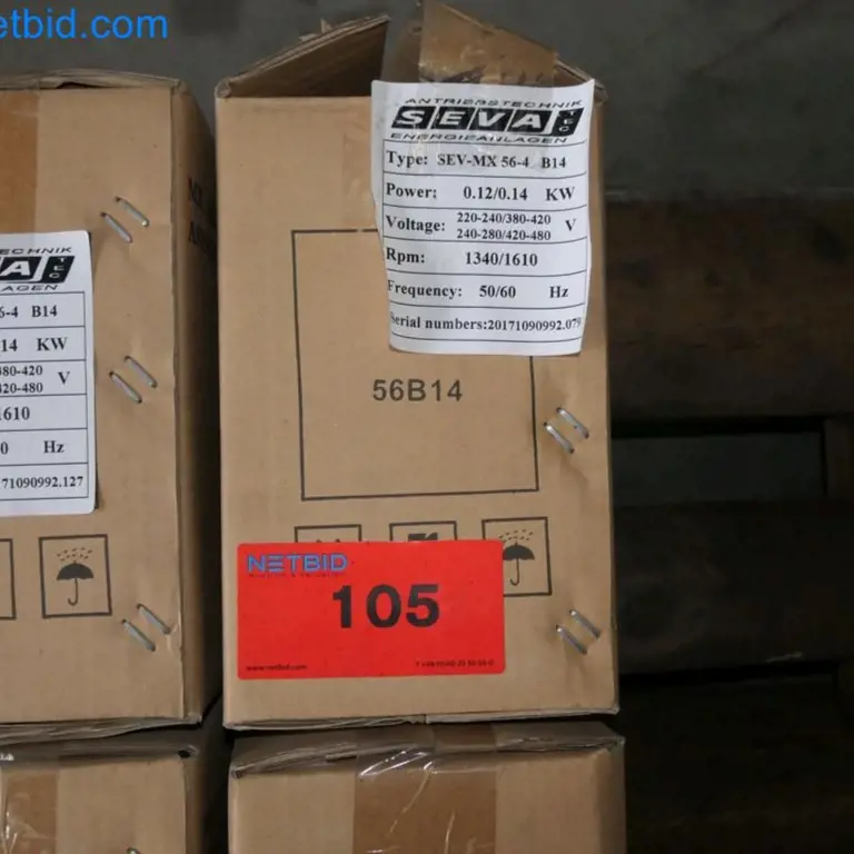6 A-synchronní motory Sewa SEW-MX 56-4 B14