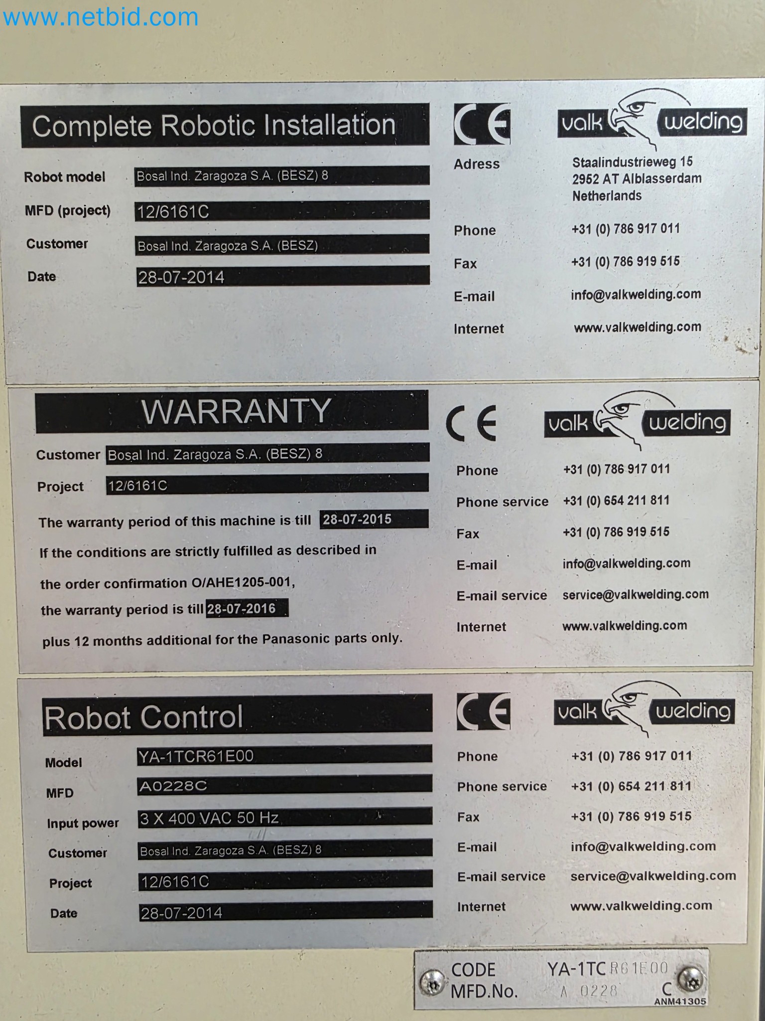 ¡Oportunidad Única!: Subasta de equipos y activos de la planta de producción de tubos de escape de Bosal Industrial Zaragoza SAU -33