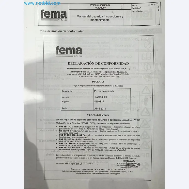 ¡Oportunidad Única!: Subasta de equipos y activos de la planta de producción de tubos de escape de Bosal Industrial Zaragoza SAU -21