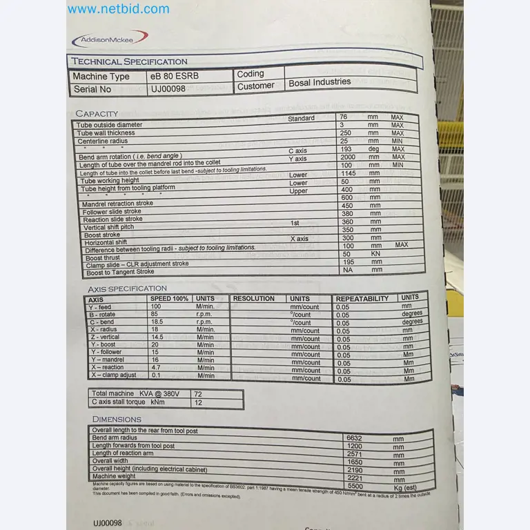 ¡Oportunidad Única!: Subasta de equipos y activos de la planta de producción de tubos de escape de Bosal Industrial Zaragoza SAU -49