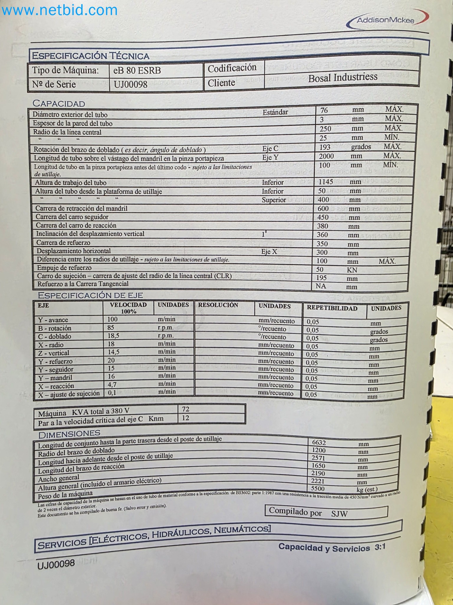 ¡Oportunidad Única!: Subasta de equipos y activos de la planta de producción de tubos de escape de Bosal Industrial Zaragoza SAU -50
