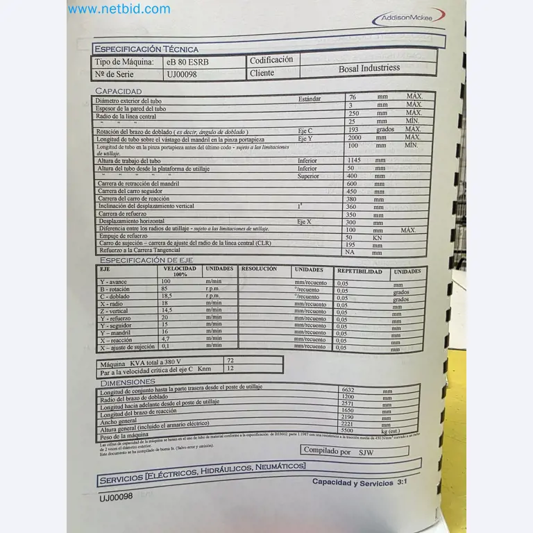 ¡Oportunidad Única!: Subasta de equipos y activos de la planta de producción de tubos de escape de Bosal Industrial Zaragoza SAU -50