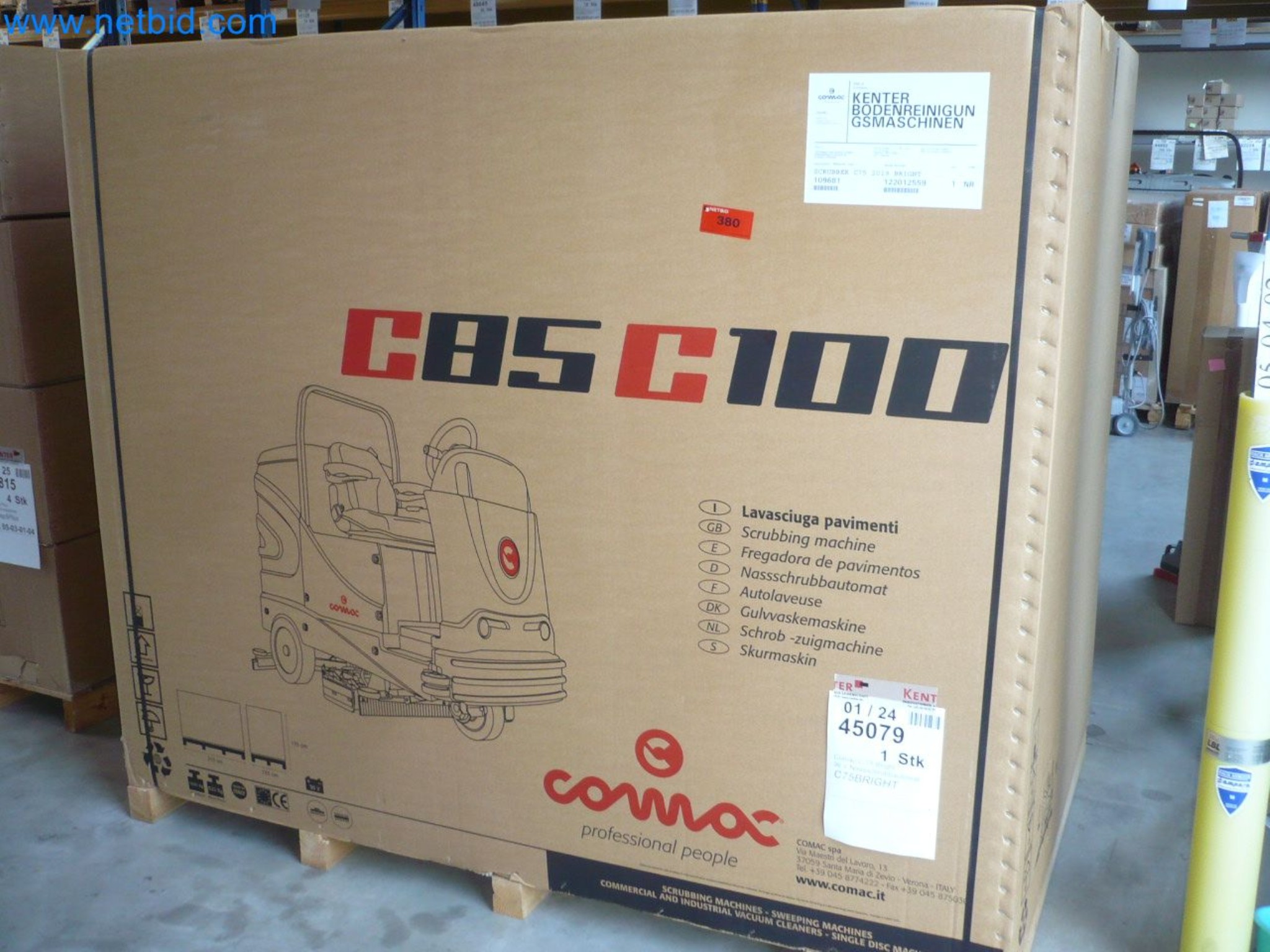 Reinigungsmaschinen, Geräte und Zubehör, Anlage- und Umlaufvermögen sowie Fahrzeuge-1