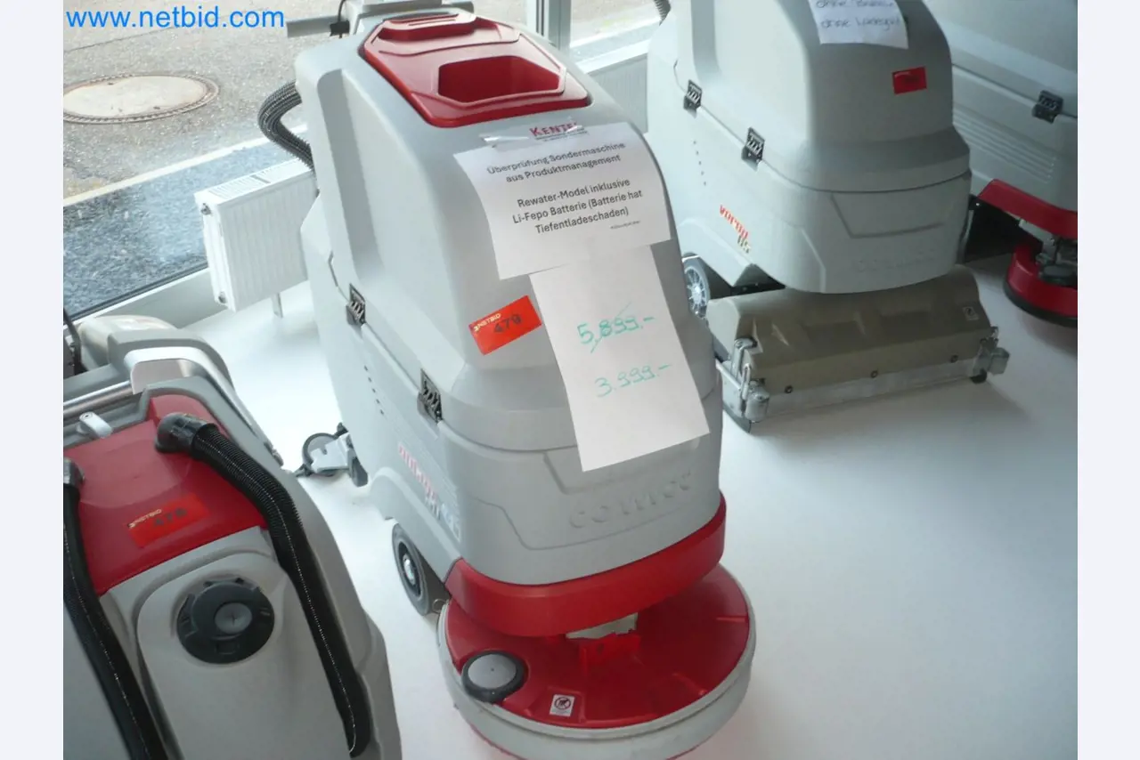 Reinigungsmaschinen, Geräte und Zubehör, Anlage- und Umlaufvermögen sowie Fahrzeuge-1