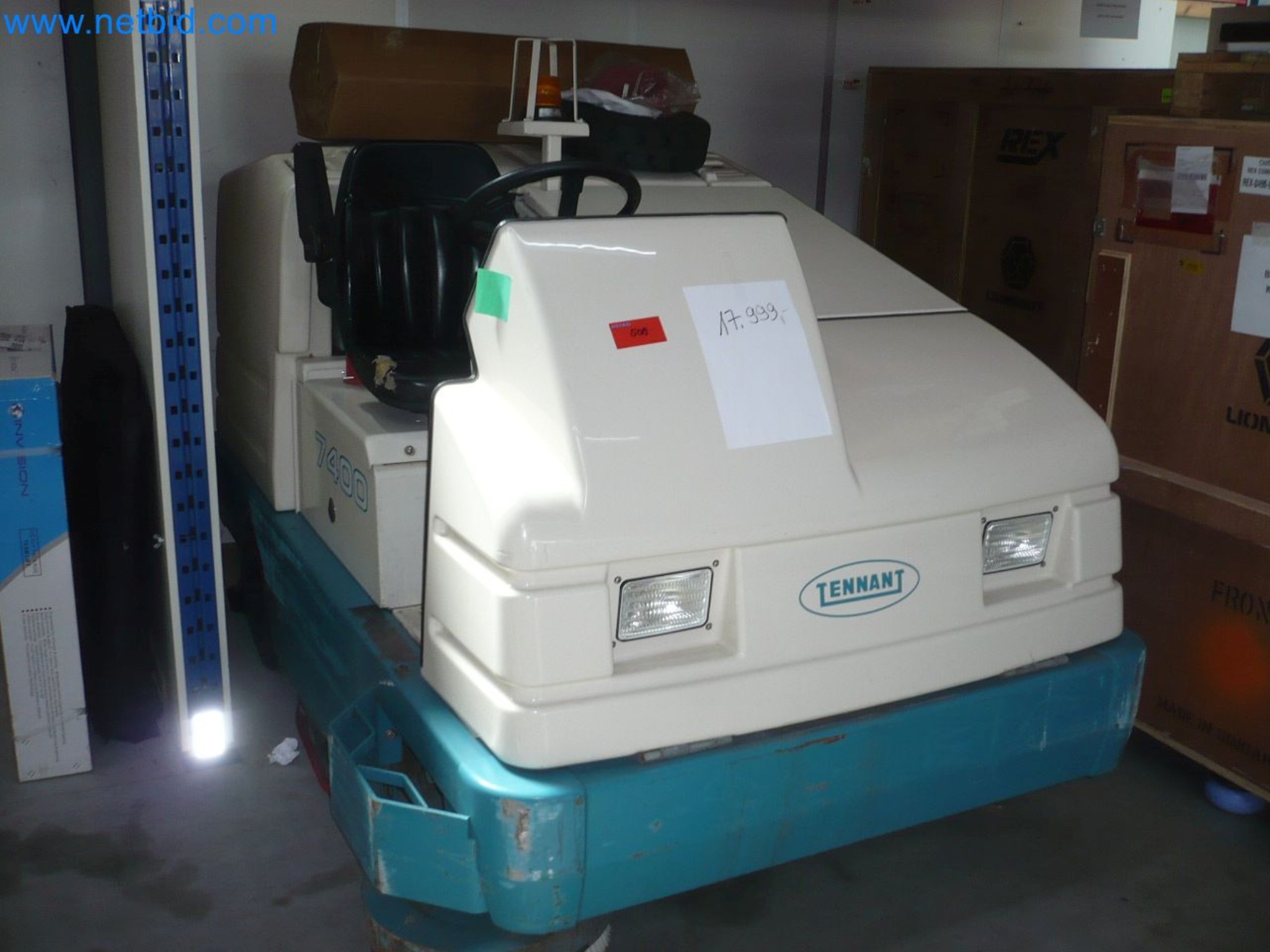 Reinigungsmaschinen, Geräte und Zubehör, Anlage- und Umlaufvermögen sowie Fahrzeuge-1