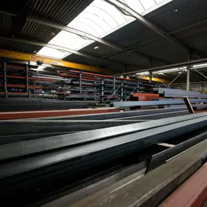 Machines from a metal construction company in Belgium