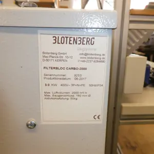 Dispositif d'aspiration Blotenberg Filterbloc Carbo-2000
