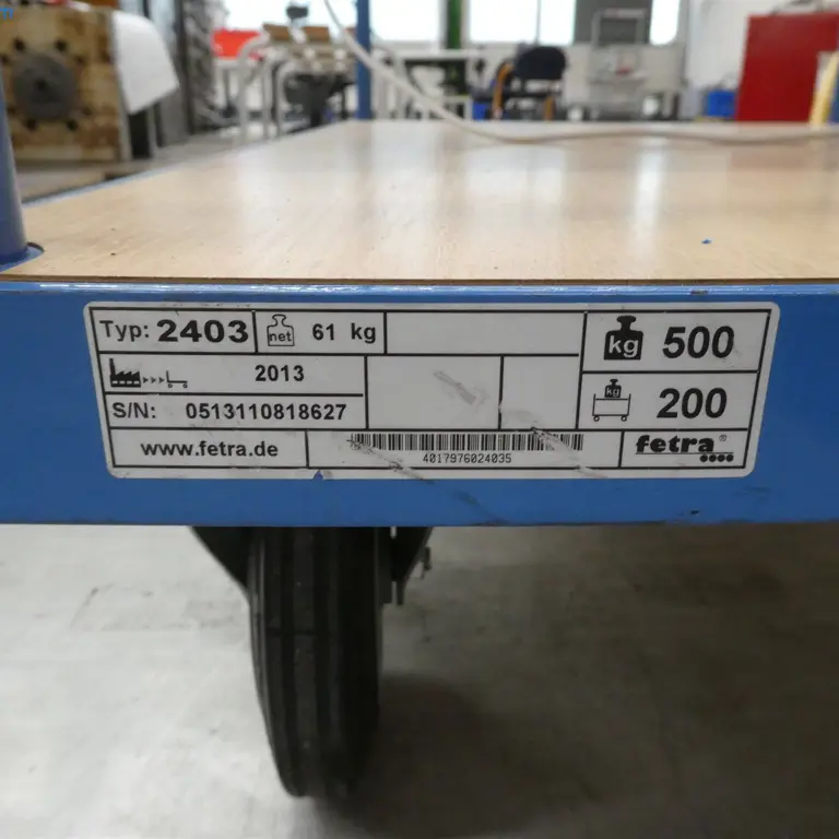 Chariot à 2 étages Fetra