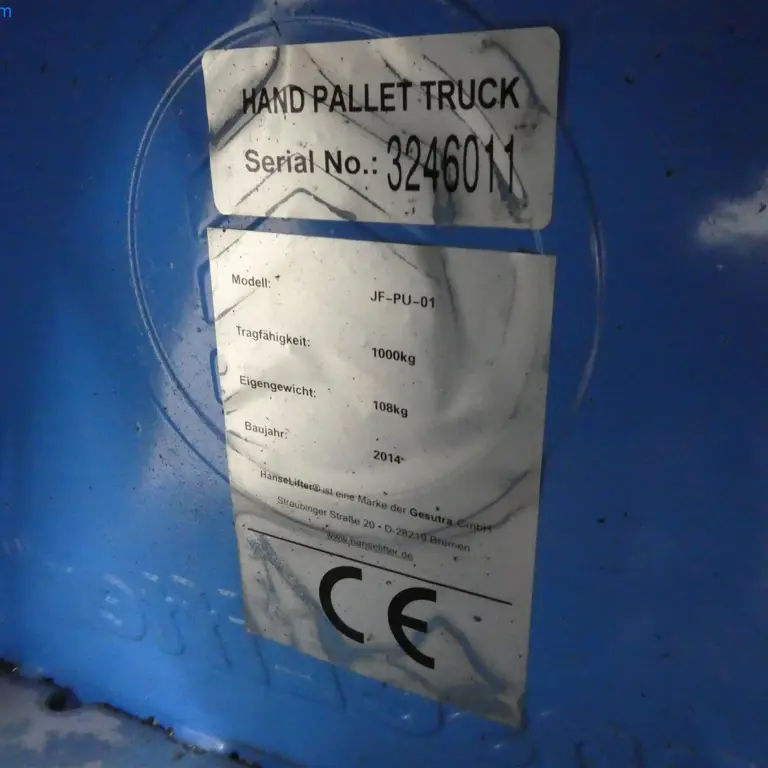 Transpalette à ciseaux Hanselifter JF-PU-01