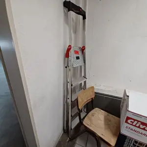 Aluminum folding ladder Hailo