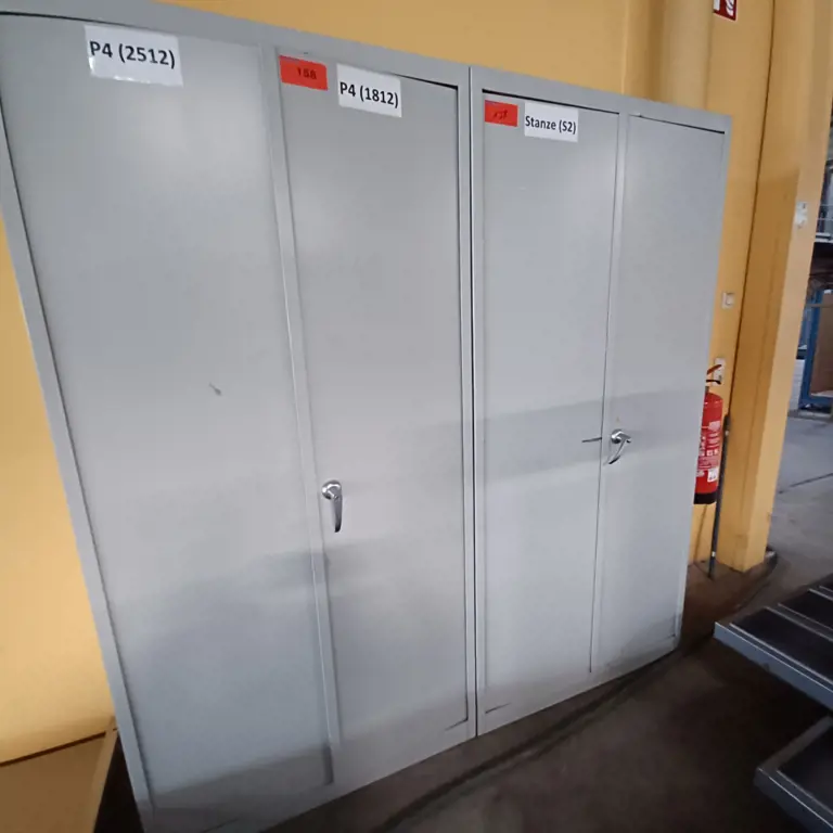 2 Sheet steel cabinets
