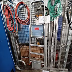 Aluminum folding ladder Hailo