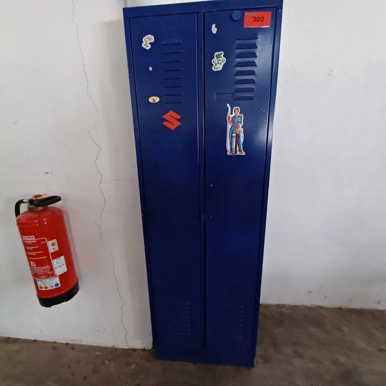 Changing room locker