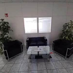 Visitor seating area