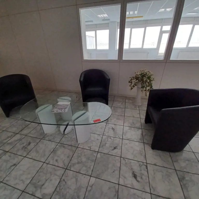 Visitor seating area