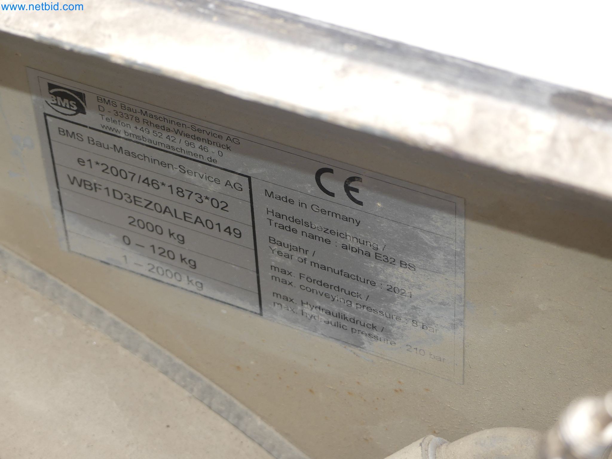 Używane pompy jastrychowe BMS-18