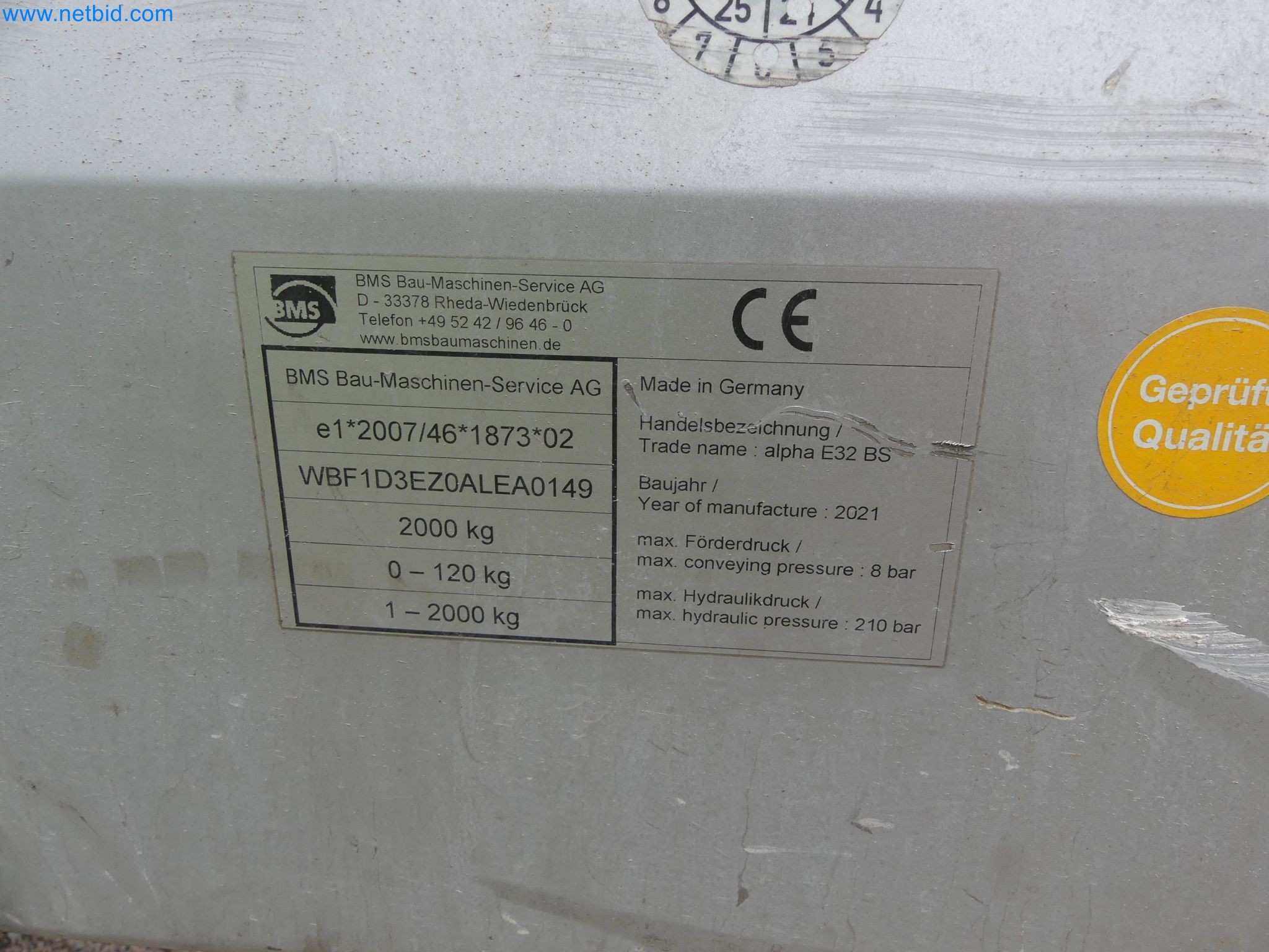 Używane pompy jastrychowe BMS-2