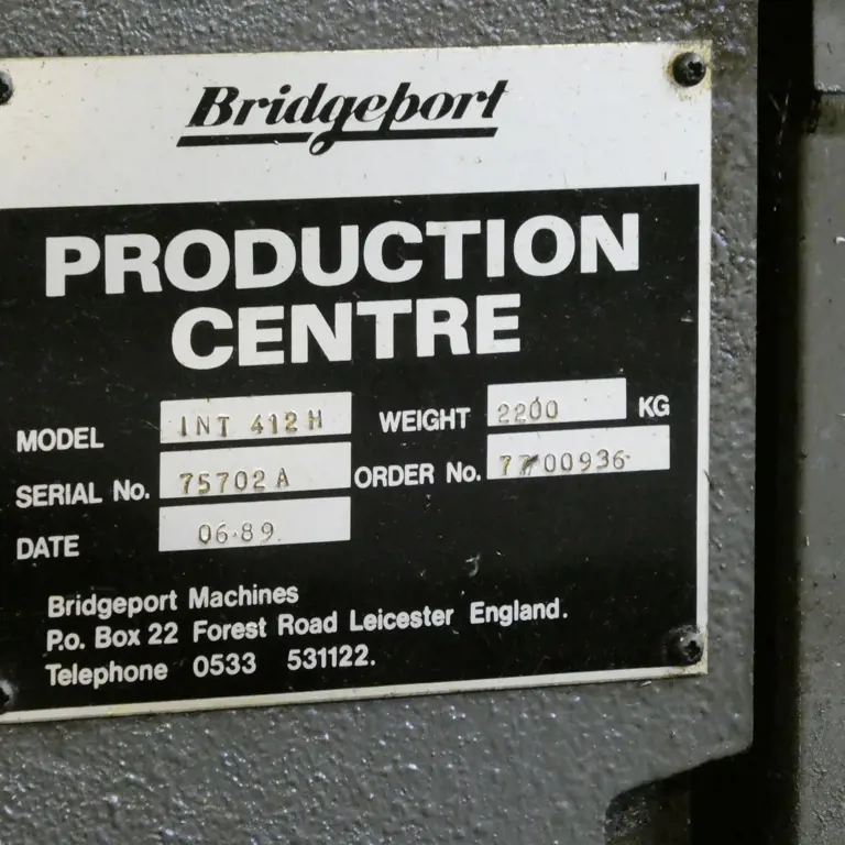 Centrum obróbcze CNC Bridgeport