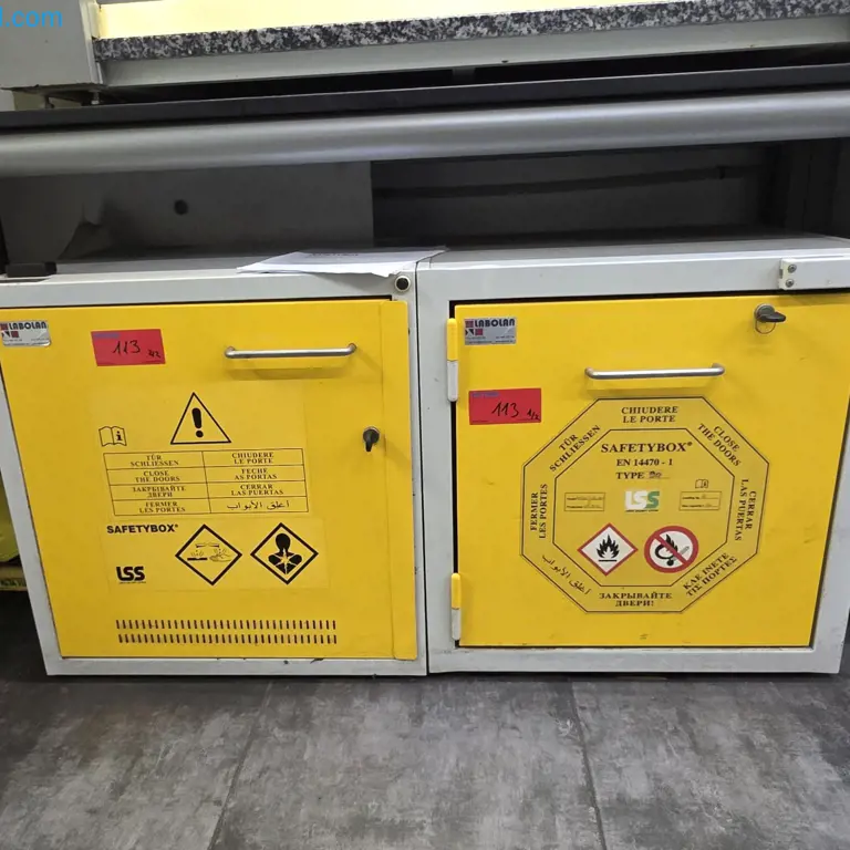 2 Veiligheidskasten voor de opslag van ontvlambare stoffen LABOR SECURITY SYSTEM SAFETYBOX KEMFIRE 1200/50