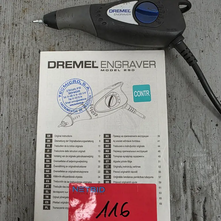 Markeerapparaat DREMEL ENGRAVER 290