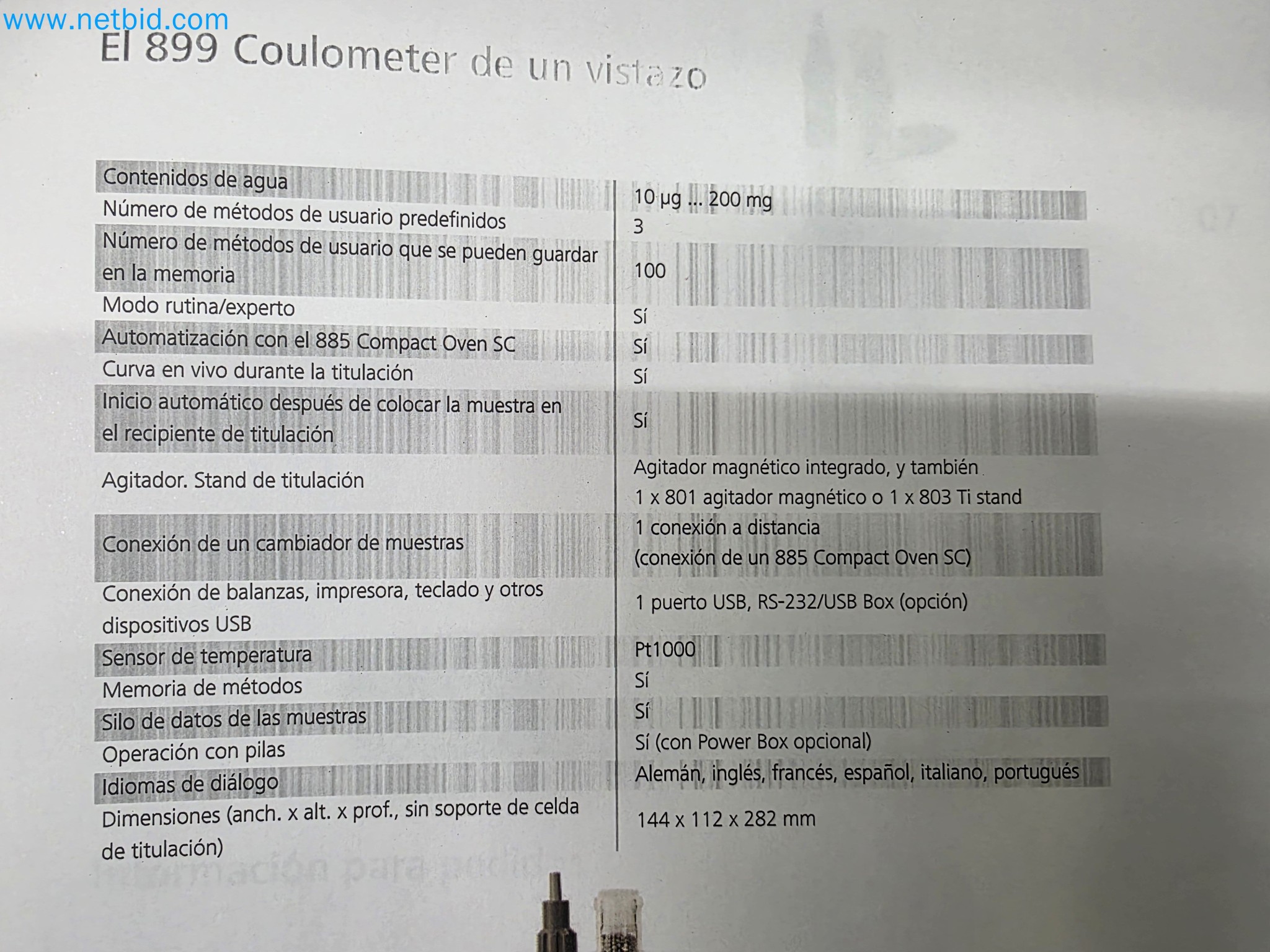 buy used Titrator used for coulometric water content determination ...