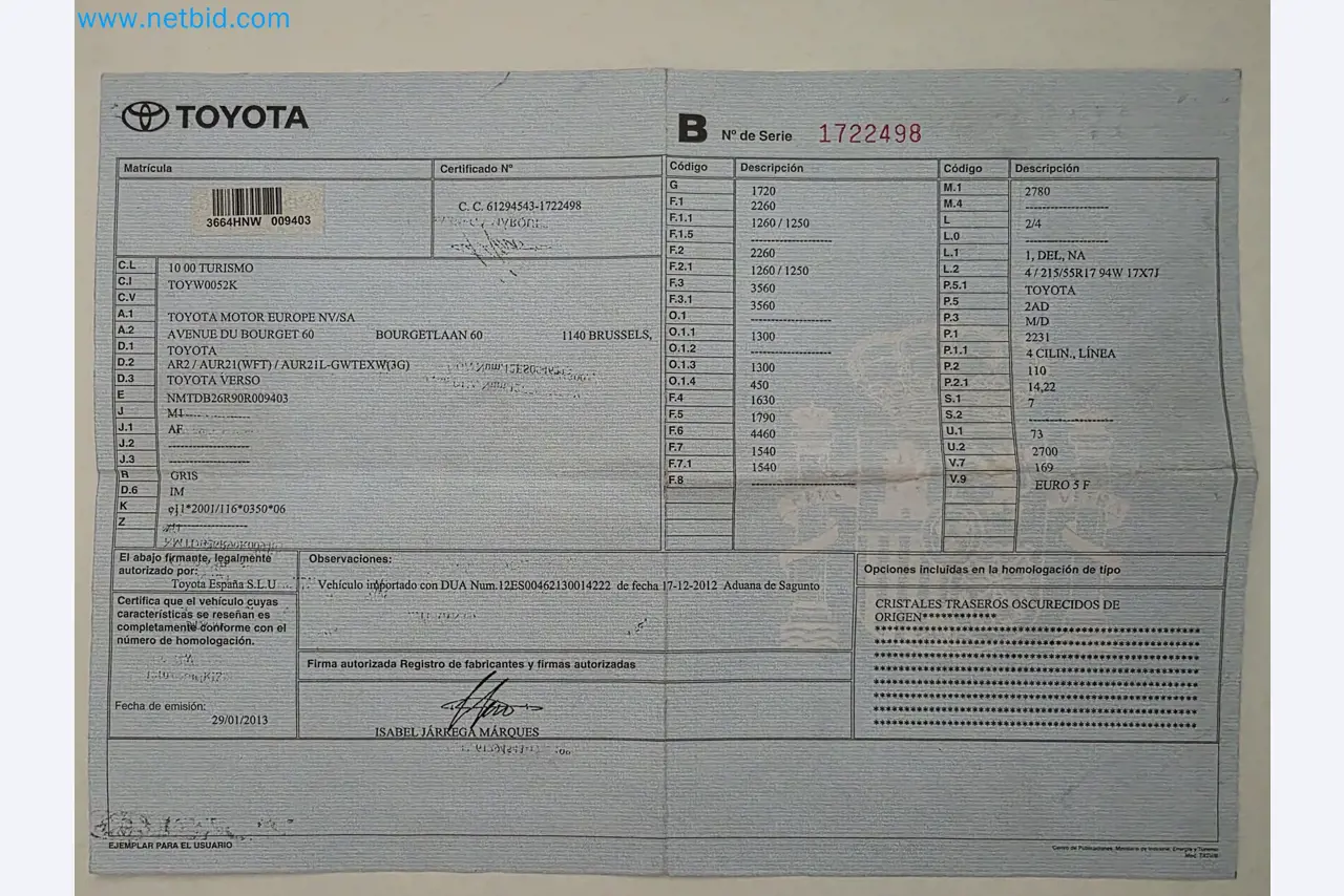 Vente aux enchères exclusive pour insolvabilité : machines, outils et équipements d'usine de Nano Automotive en Espagne-30