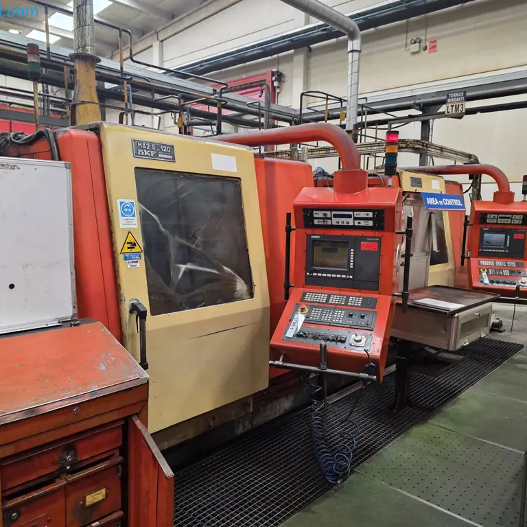 2 CNC Horizontal Lathes MINGANTI M42S-120