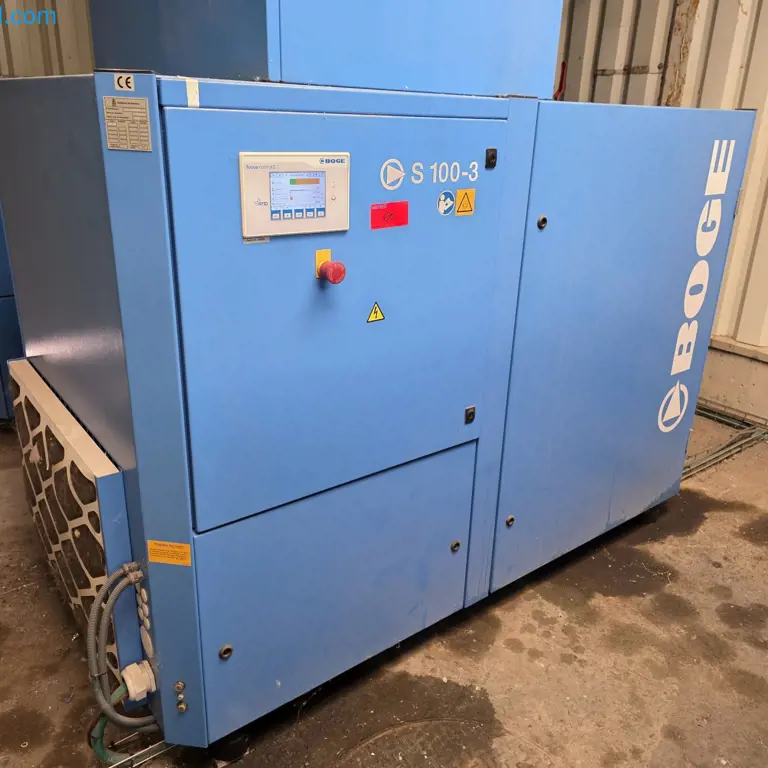 Compresseur à vis BOGE S 100-3