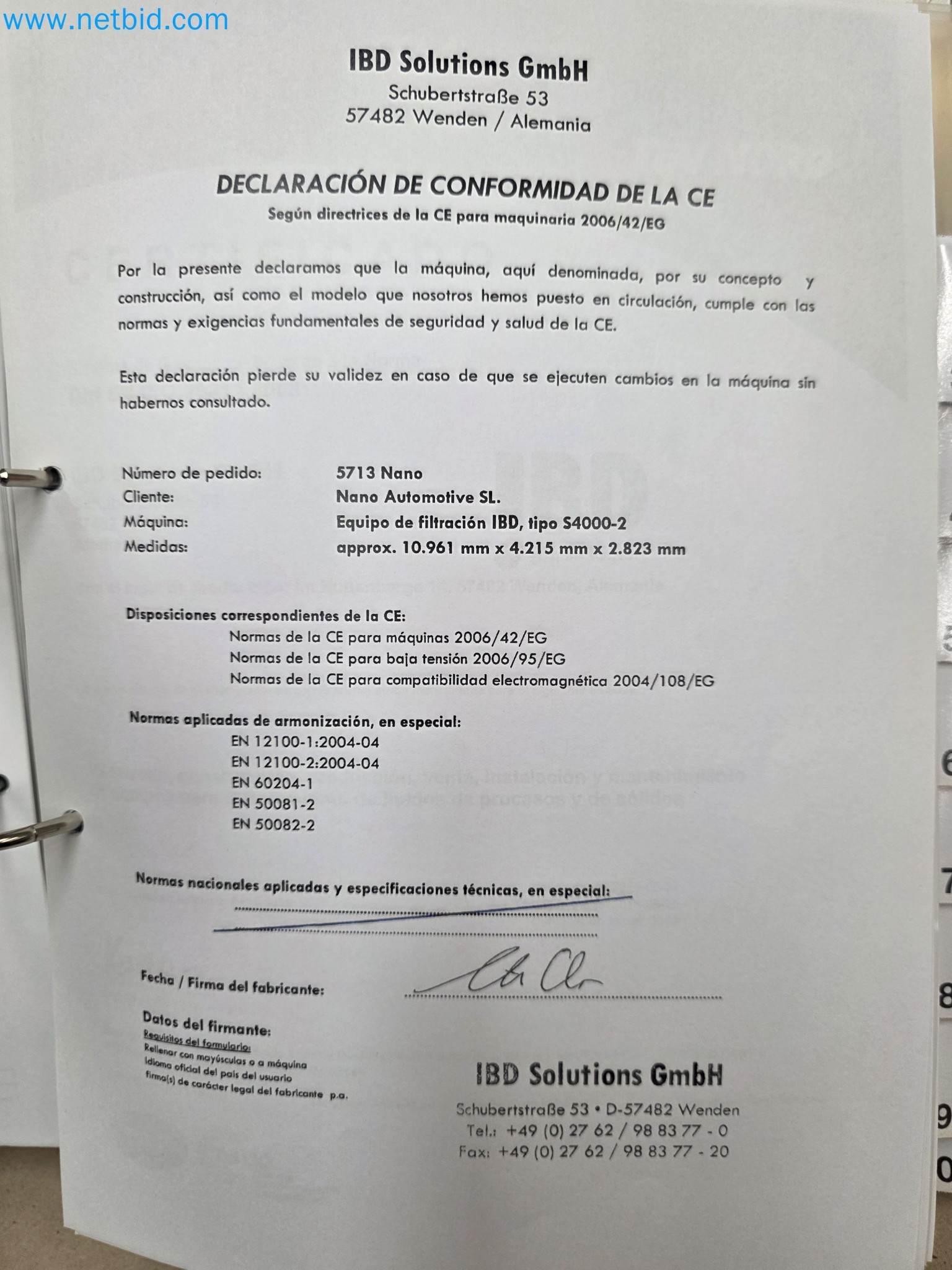 Vente aux enchères exclusive pour insolvabilité : machines, outils et équipements d'usine de Nano Automotive en Espagne-28