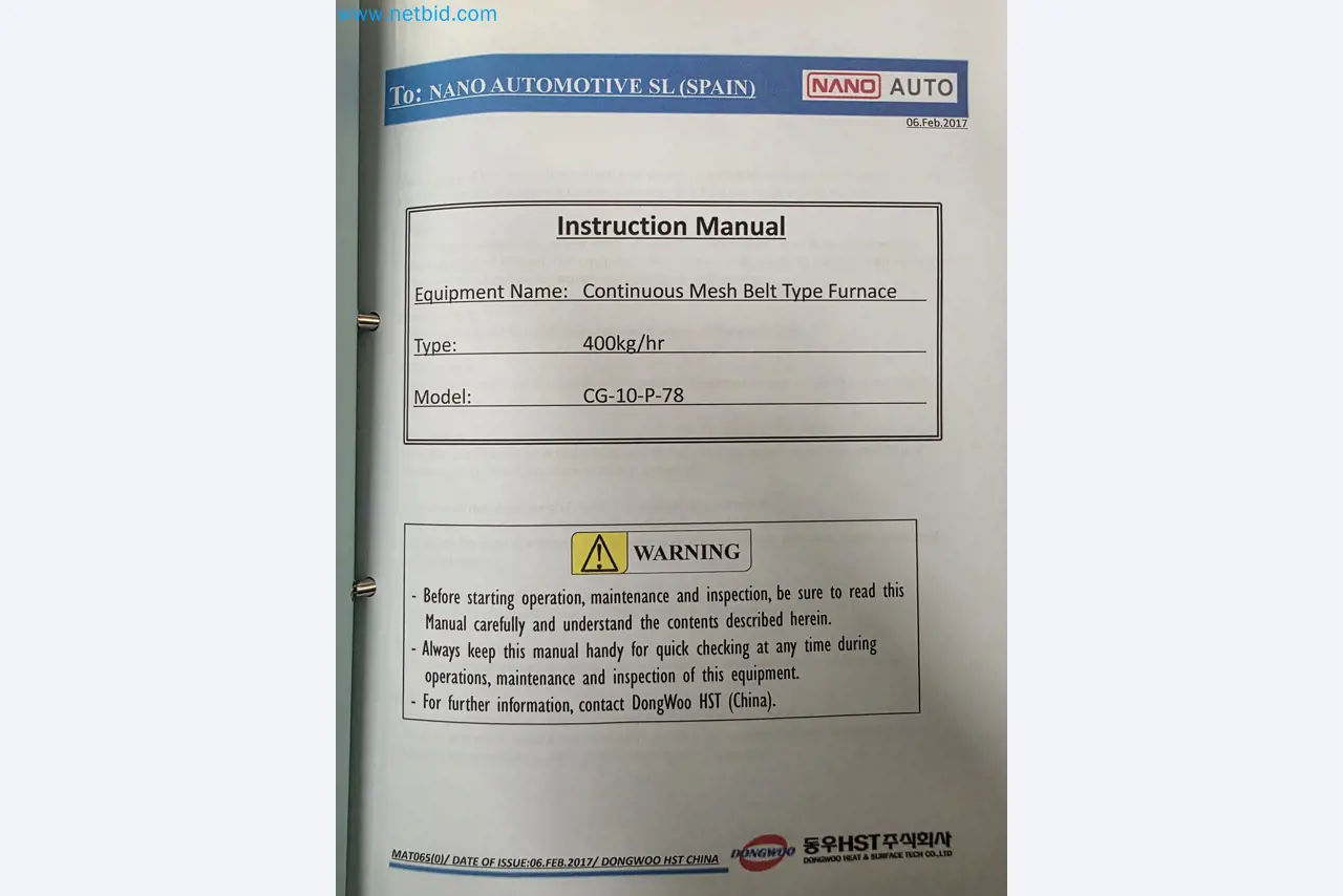 Ekskluzivna dražba v primeru insolventnosti: stroji, orodja in strojna oprema podjetja Nano Automotive v Španiji-7