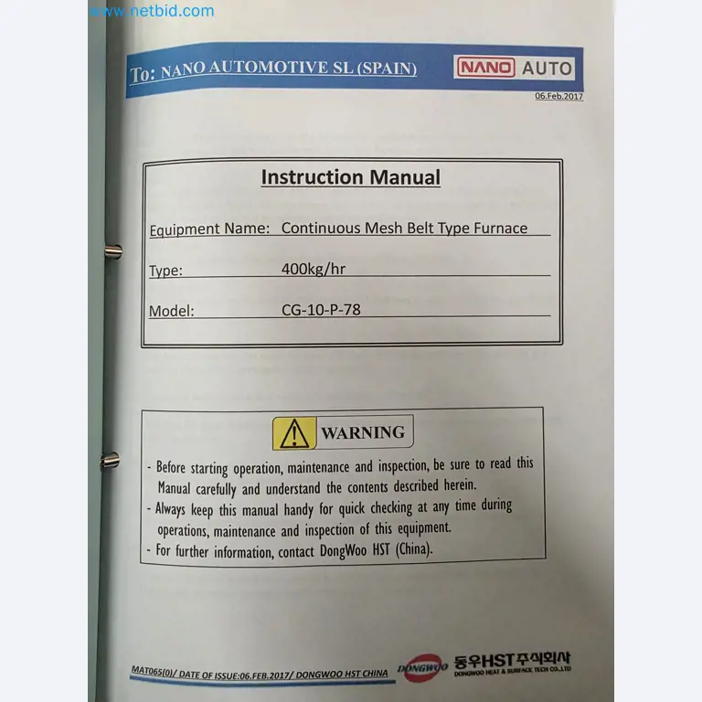 Ekskluzivna dražba v primeru insolventnosti: stroji, orodja in strojna oprema podjetja Nano Automotive v Španiji-7