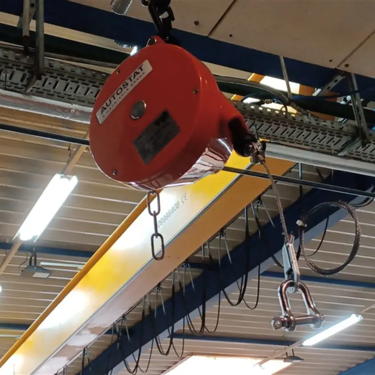 Portalkran mit Federzug sowie Leiter  Unicraft/ Autostat  PK1