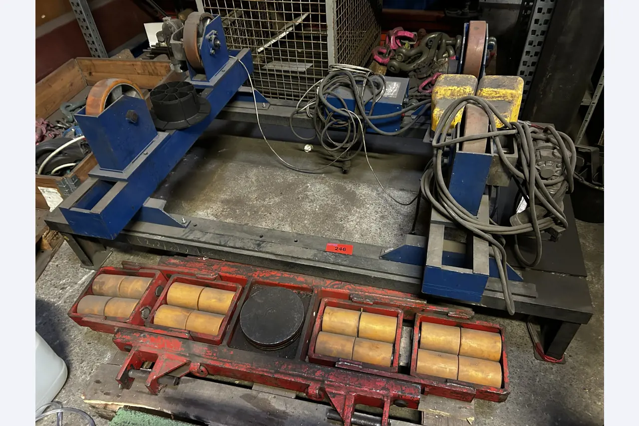 Dobrze utrzymany sprzęt warsztatowy i maszyny dawnej firmy Hülsenbusch Apparatebau-7