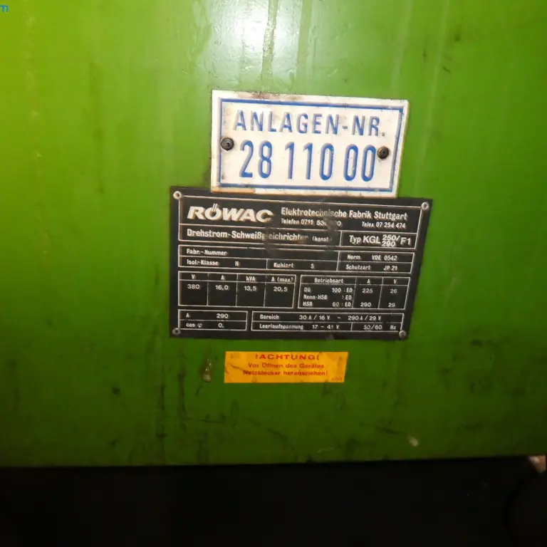 MIG/MAG-Schweißgerät Rowac KQL 300-F1