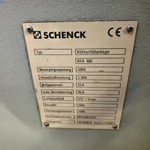 Kühlflüssigkeit-Befüllanlage Schenck KFA100