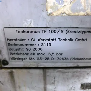 Tankabsauggerät GL Werkstatttechnik Tankprimus TP 100/S