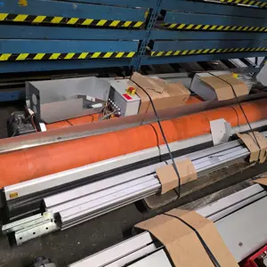 High-speed vinyl curtain door