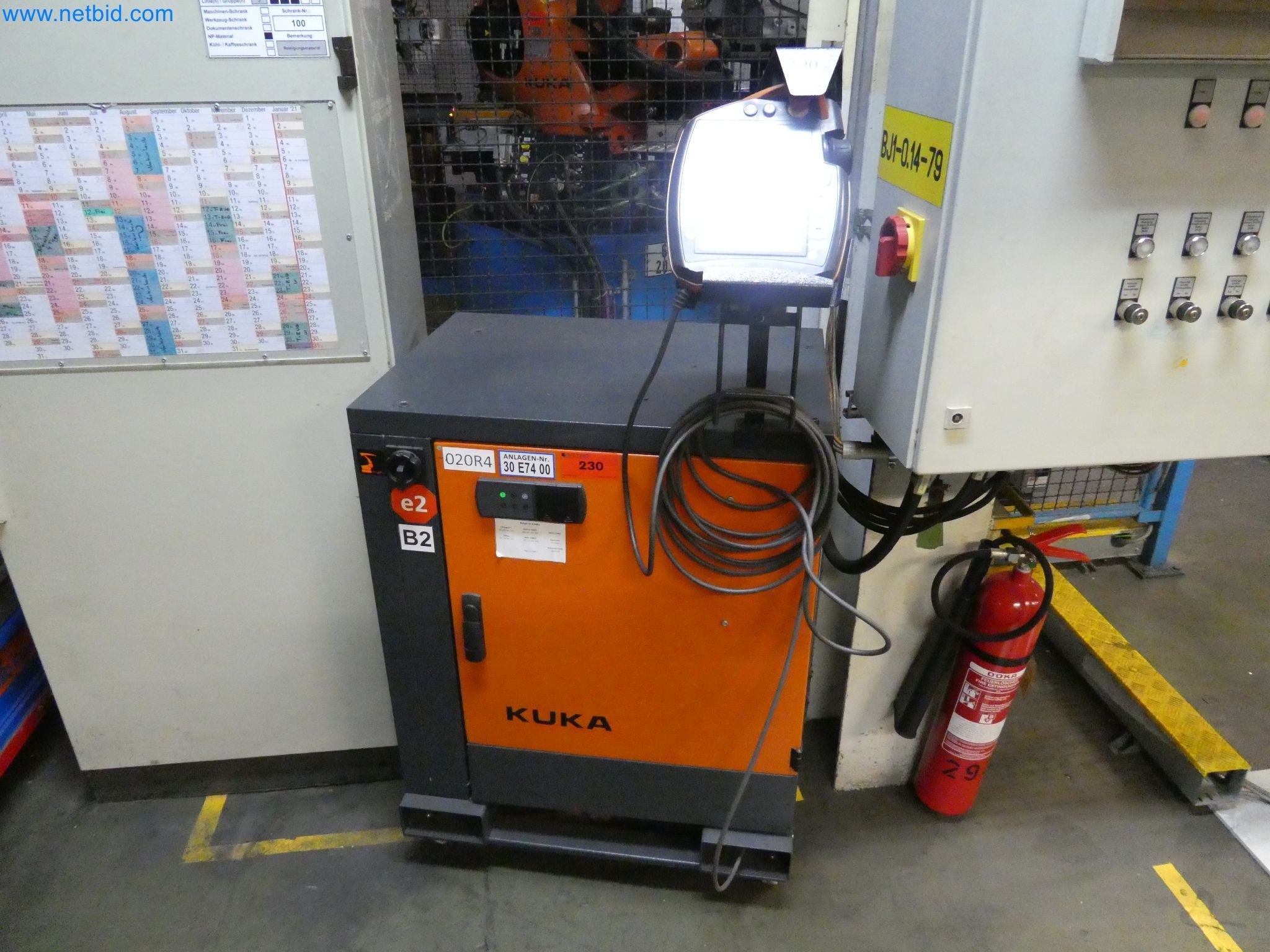 Robots, welding equipment and assembly accessories from the automotive industry-45