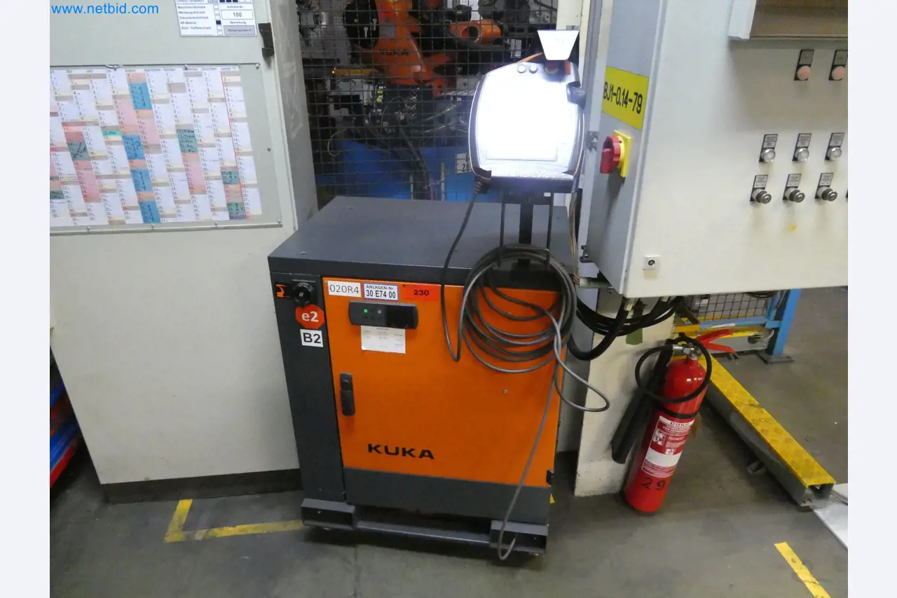 Robots, welding equipment and assembly accessories from the automotive industry-45