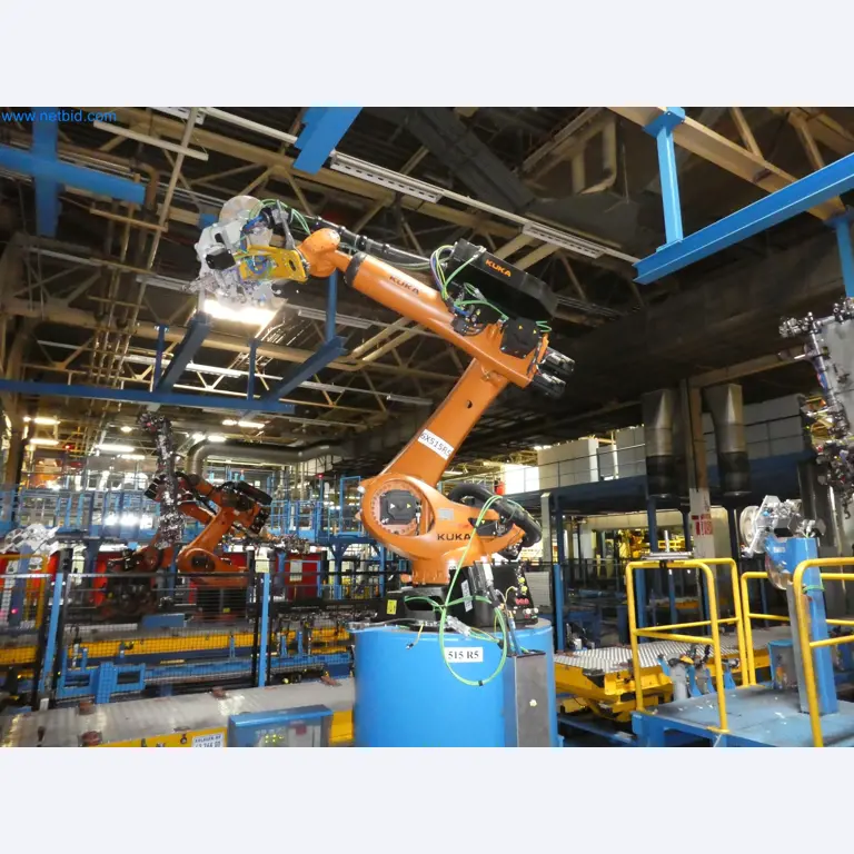 Robots, welding equipment and assembly accessories from the automotive industry-11