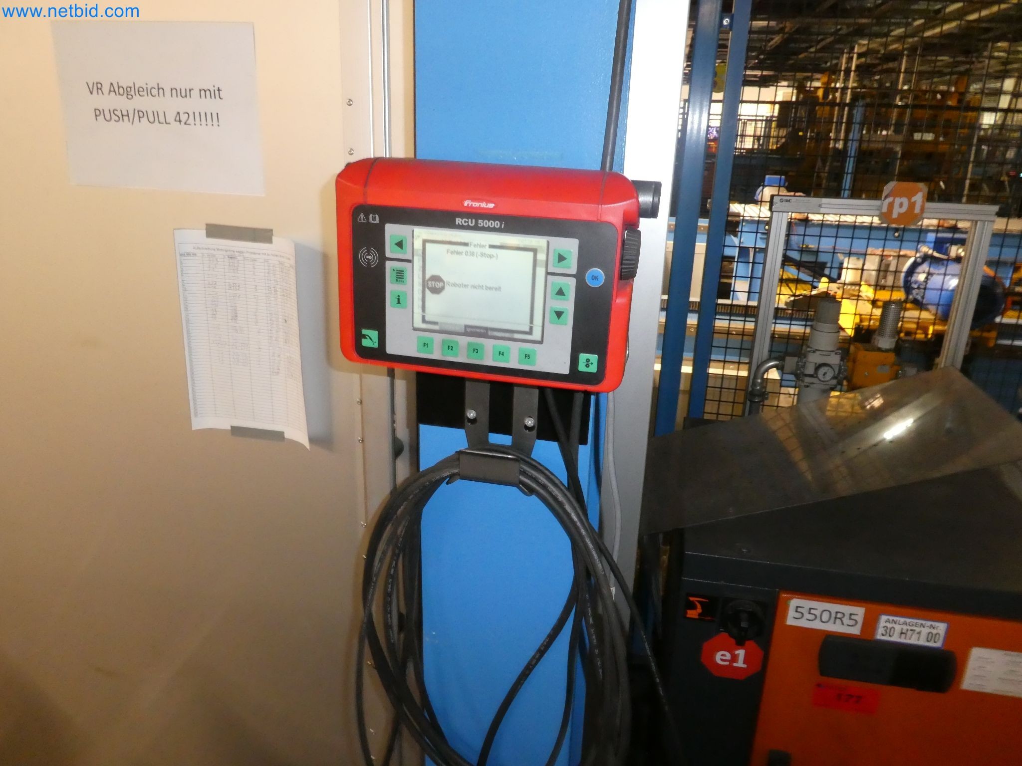 Robots, welding equipment and assembly accessories from the automotive industry-3