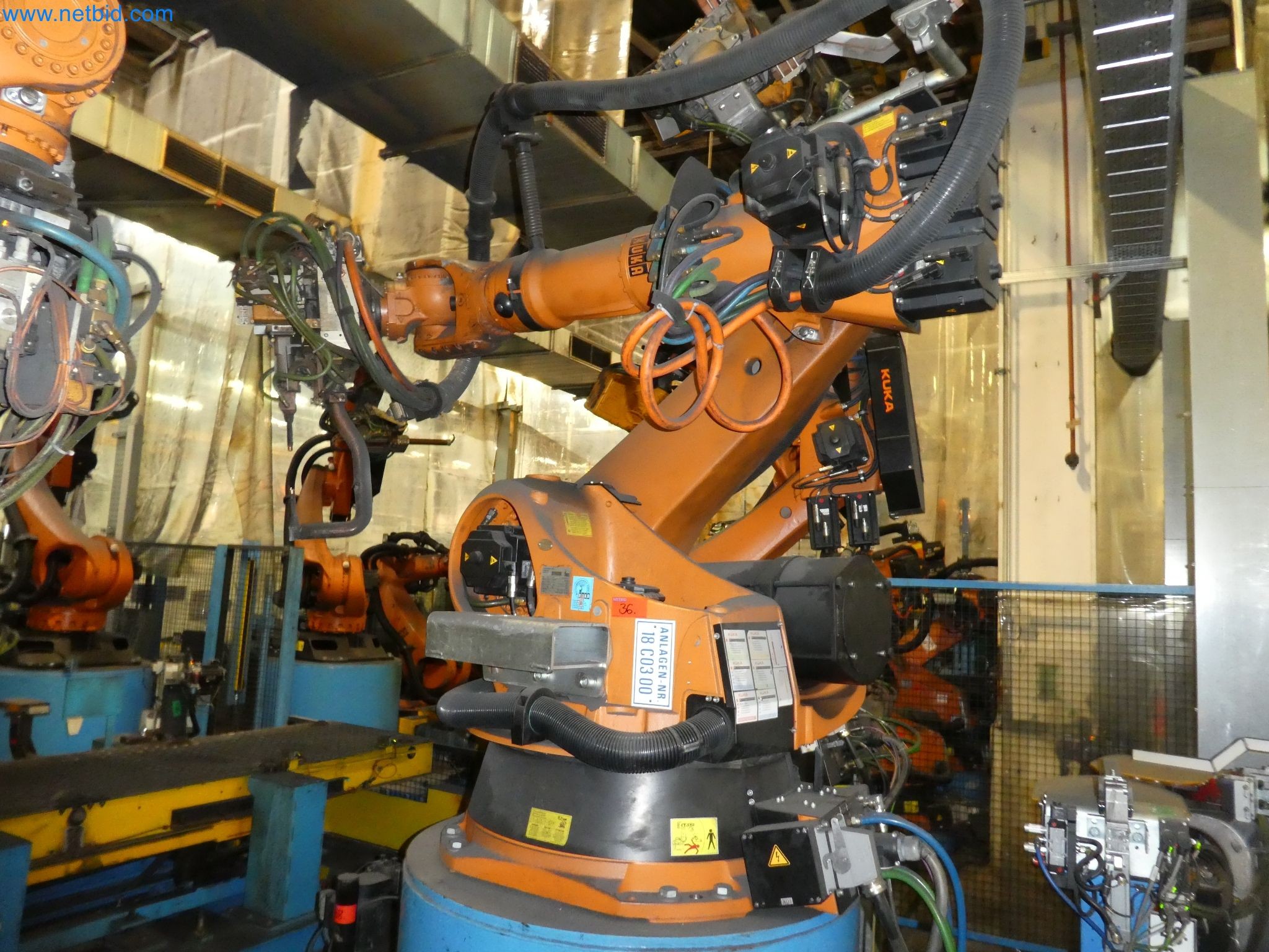 Robots, welding equipment and assembly accessories from the automotive industry-26