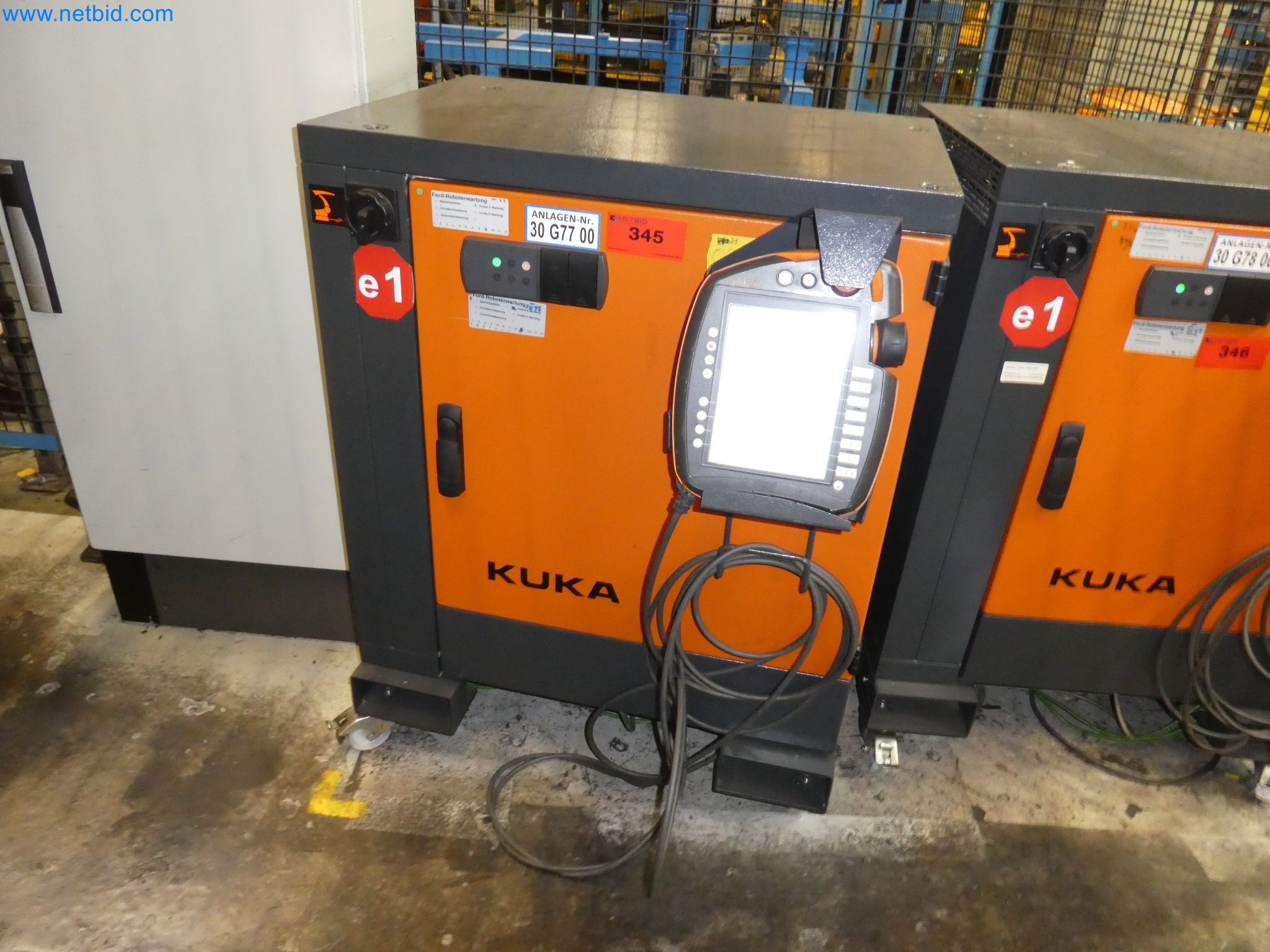 Robots, welding equipment and assembly accessories from the automotive industry-25